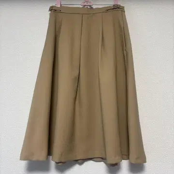 ( L 사이즈 상당 ) anysis 베이지 플레어 스커트 66cm