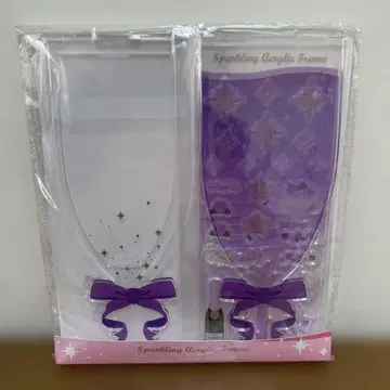 후쿠야 스파클링 아크릴 프레임 퍼플 보라색