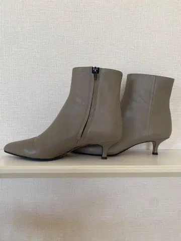 FABIO RUSCONI 그레이 쥬 스틸레토 숏부츠 39