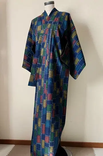 기하학 패턴 기모노 단의