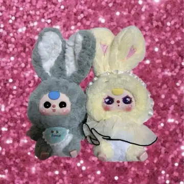 [ 정품 ] 베비스리의 토끼 봉제 인형 2개 세트
