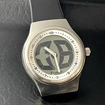FOSSIL 파슬 BIG TIC 초기 JR-7844 고무 벨트 손목시계