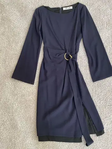 DIANE VON FURSTENBERG 네이비 원피스