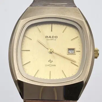 RADO DIASTAR 쿼츠 손목시계 골드 129.9507.3