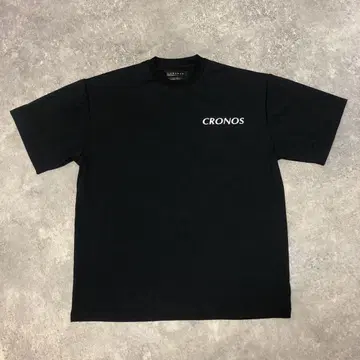 CRONOS 크로노스 오버 사이즈 T셔츠 C08-TS 블랙