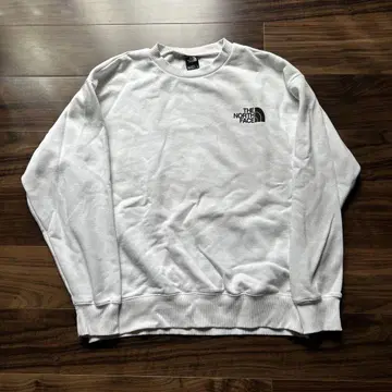 THE NORTH FACE 화이트 맨투맨 M 루즈핏