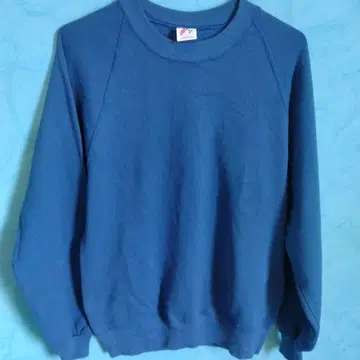 USA제 90s 저지 맨투맨 무지 블루 M