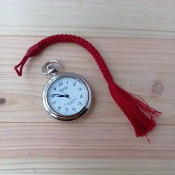 ROGER 쿼츠 포켓 워치 SILVER925