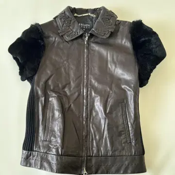 ESCADA SPORT 가죽 자켓 36 사이즈 블랙
