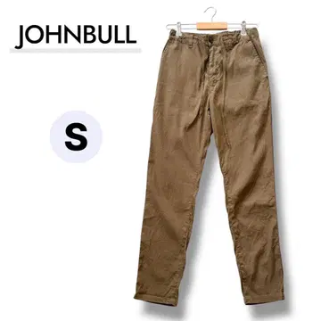 새상품급 Johnbull 린넨혼 이지 팬츠 S 베이지