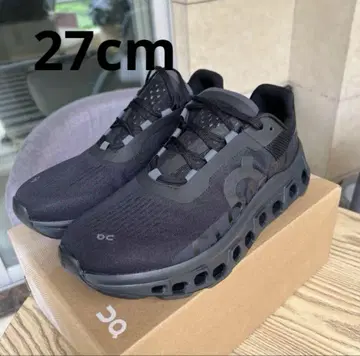 On 온 클라우드몬스터 블랙 러닝화 27cm