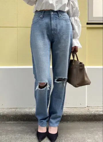 LD Crash straight denim
