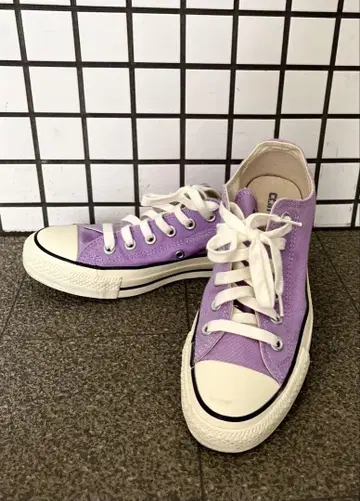 CONVERSE ALL STAR 퍼플 스니커즈 24cm
