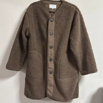 Samansa Mos2 브라운 보아 자켓