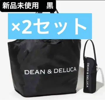 2세트 DEAN & DELUCA 장바구니백 & 보냉 보틀 케이스