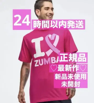 정품 최신작 미사용 새상품 미개봉 ZUMBA T셔츠 핑크 2