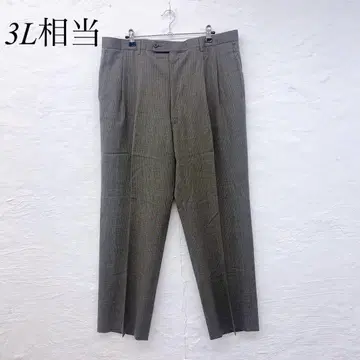 e5354 3L 상당 그레이 남성용 슬랙스 허리밴딩 스트레치 없음