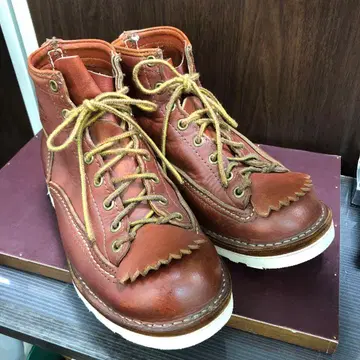 웨스코 WESCO 잡마스터 브라운 가죽 부츠 5 1/2 D