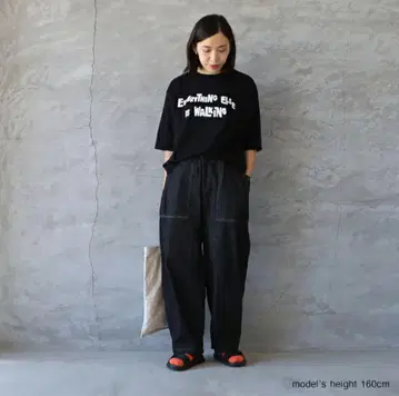 로고 T셔츠 블랙 일본제 pacific park store 나란