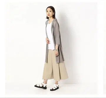 COMME CA 분또 큐롯 팬츠 베이지 9호