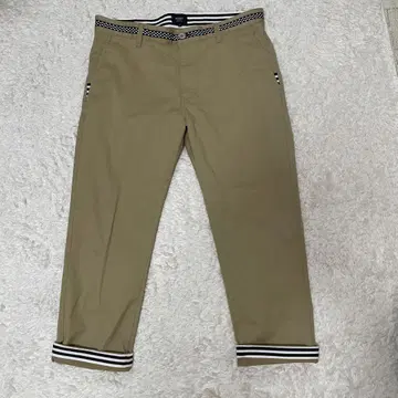 BEAMS L 사이즈 베이지 치노 팬츠