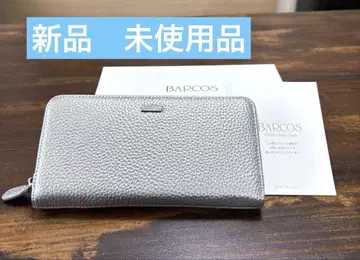 [ 미사용 ] BARCOS 장지갑 [ 실버 ]