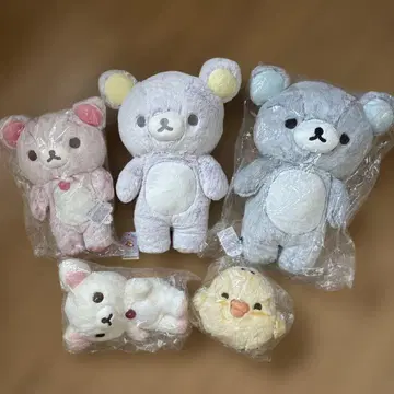 리락쿠마 샤베트 봉제 인형 코리락쿠마 키이로이토리 벚꽃