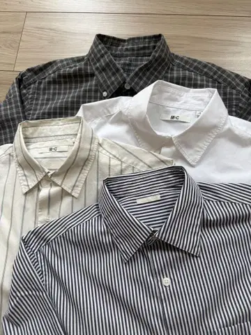 [ 묶음 판매 ] MUJI, UNIQLO C, GU 셔츠 4장