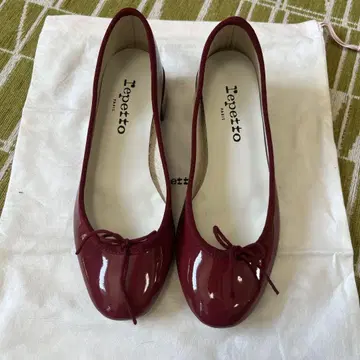 레페토 에나멜 신발 34 힐 있음
