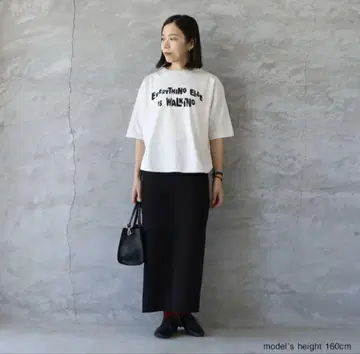 로고 T셔츠 화이트 계열 pacific park store 일본제 나츄란