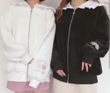 허니 시나몬 허니 세일러 자켓 화이트