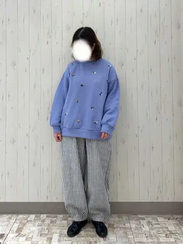 사만사 모스모스 트윌 밑단 다트 팬츠 새상품