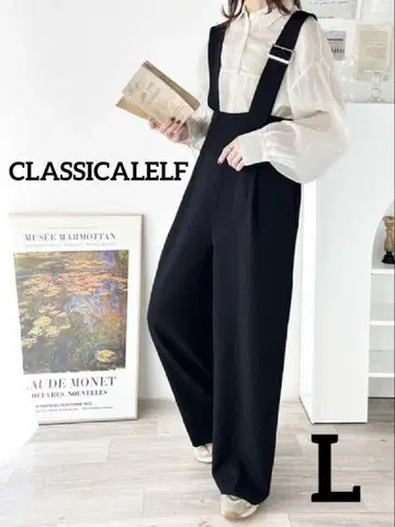 새상품 CLASSICALELF 아지메 버클 벨트 살로펫 L 블랙
