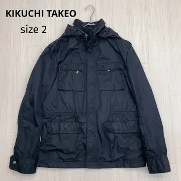 KIKUCHI TAKEO 마운틴 파카 블루종 후드 부착 2