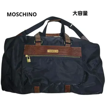 MOSCHINO 모스키노 네이비 보스턴 백 대용량 네이비