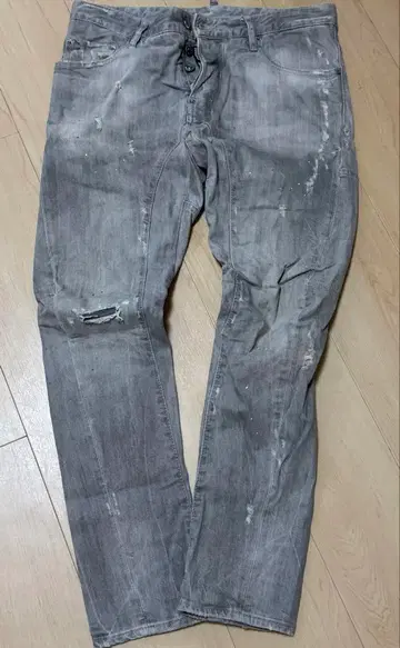 DSQUARED2 그레이 데미지 데님 48 새상품급