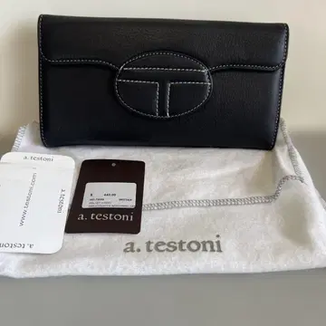 새상품! 약 6만! a.testoni 장지갑 블랙 이탈리아제 직영점 구매
