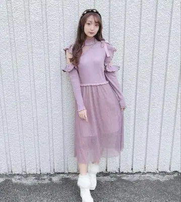 swankiss 원피스 핑크