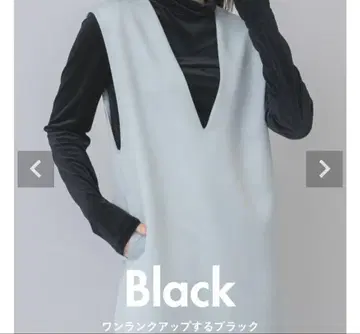 나인알 rrrrrrrrr 스트레치 벨로아 터틀 블랙