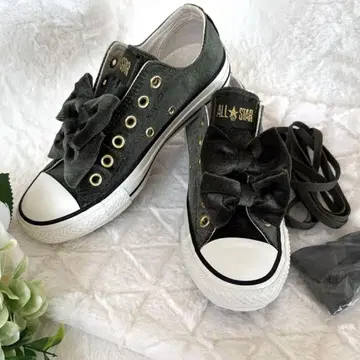 새상품 컨버스 converse 귀여운 벨로아 리본 23