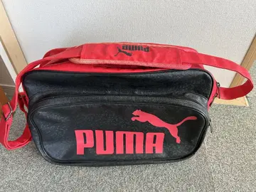 PUMA 숄더백 블랙/레드
