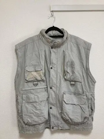 Eddie Bauer 멀티 포켓 낚시용 조끼 L 아웃도