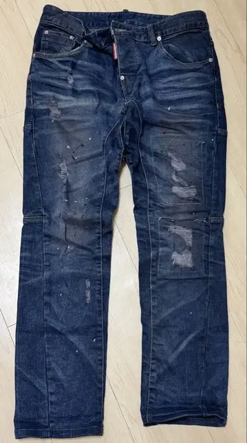 디스퀘어드 50 데미지 가공 데님 팬츠 새상품급