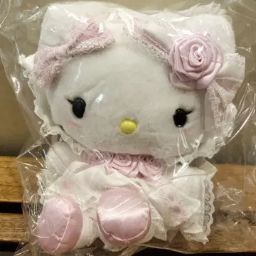헬로키티 봉제 인형 화이트 프릴 산리오