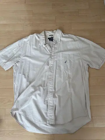NAUTICA 반팔 셔츠 XL 아이보리