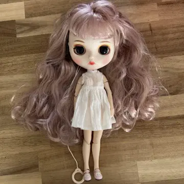아이시 인형풍 핑크 컬 헤어