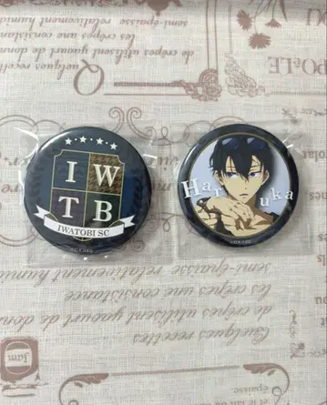 Free! 나나세 하루카 뭇쿠 캔뱃지 이와토비