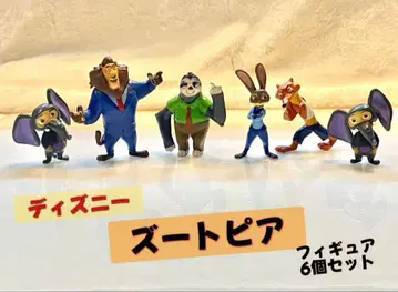 디즈니 주토피아 피규어 완구 6개 세트