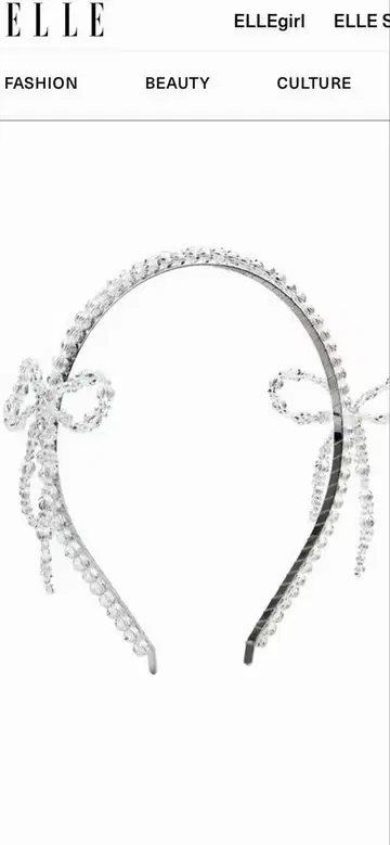 Simone Rocha x H&M 리본 디자인 머리띠 헤어밴드