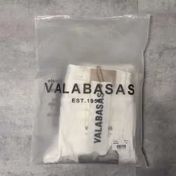 VALABASAS 플레어 데님 스타 사이즈 30 화이트